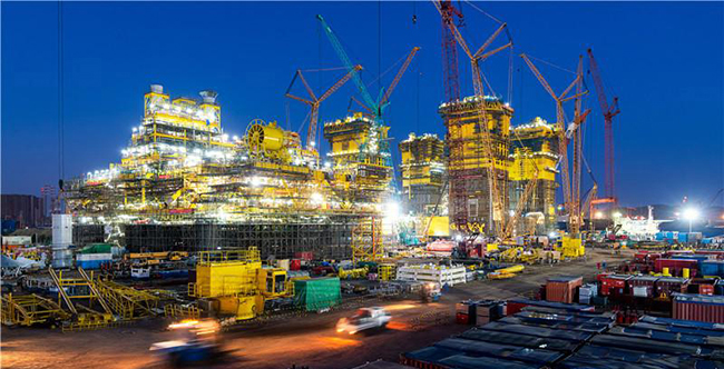 全球首个!海油工程完成万吨级半潜式储油平台船体建造 全球首个!海油工程完成万吨级半潜式储油平台船体建造