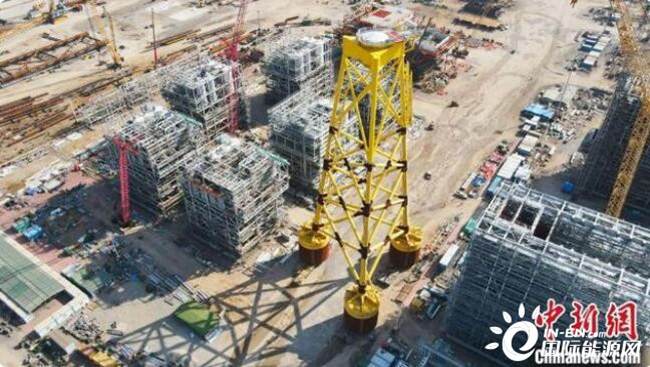 全球最深吸力筒式海上风电项目34套导管架交付 全球最深吸力筒式海上风电项目34套导管架交付