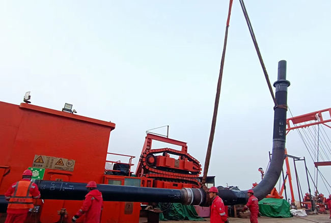 冀东南堡1-29储气库先导试验地面工程注采集输管道项目铺管船施工项目进展顺利 冀东南堡1-29储气库先导试验地面工程注采集输管道项目铺管船施工项目进展顺利