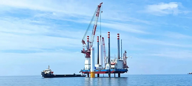 全国首个海上风电与海洋牧场融合发展研究试验项目首批机组并网发电 全国首个海上风电与海洋牧场融合发展研究试验项目首批机组并网发电