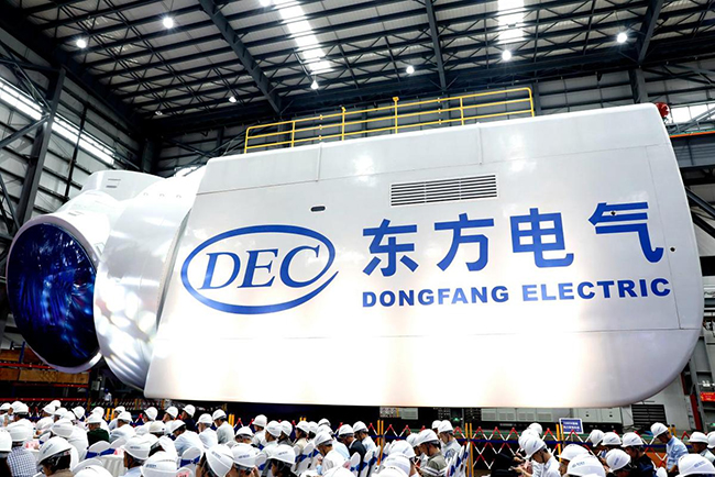 全球最大18兆瓦直驱海上风电机组下线 全球最大18兆瓦直驱海上风电机组下线