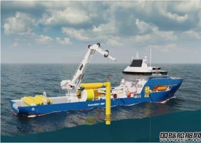 NOV推出新型浮式风电安装船概念 NOV推出新型浮式风电安装船概念
