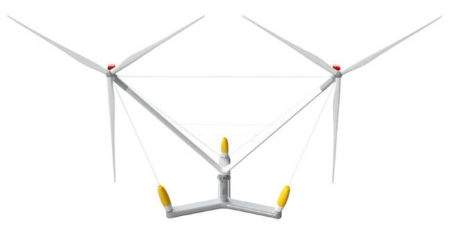 全球单机容量最大漂浮式风电平台吊装塔筒 全球单机容量最大漂浮式风电平台吊装塔筒