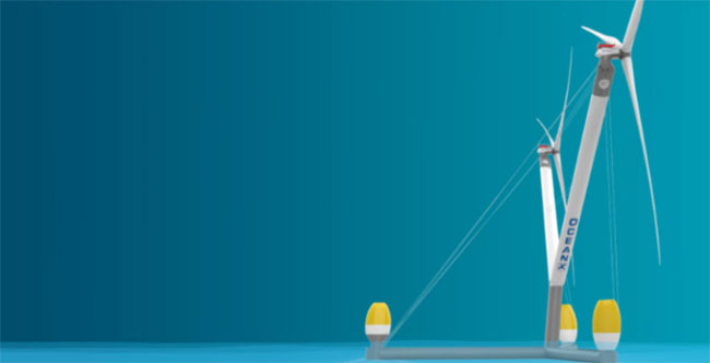 全球单机容量最大漂浮式风电平台吊装塔筒 全球单机容量最大漂浮式风电平台吊装塔筒