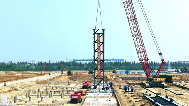 全国首个海上风电试验基地“进度条”刷新 全国首个海上风电试验基地“进度条”刷新