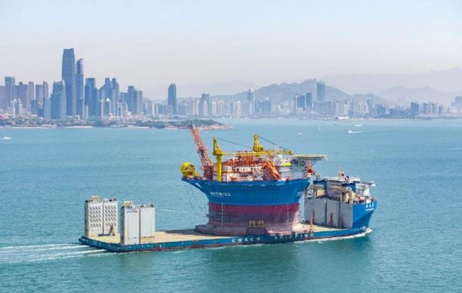 亚洲首艘圆筒型“海上油气加工厂”-“海葵一号”完成海上安装 亚洲首艘圆筒型“海上油气加工厂”-“海葵一号”完成海上安装