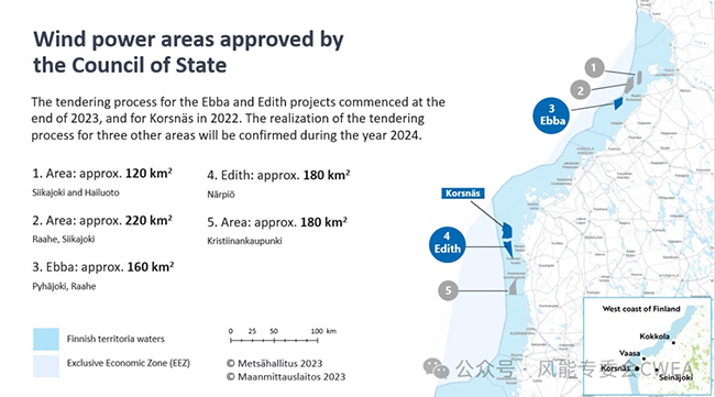 1.3-2.5GW!芬兰建设首个大型海上风电项目 1.3-2.5GW!芬兰建设首个大型海上风电项目