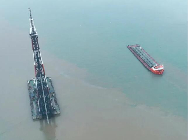 中船科技象山大型海上风电装备产业园配套码头建成 中船科技象山大型海上风电装备产业园配套码头建成